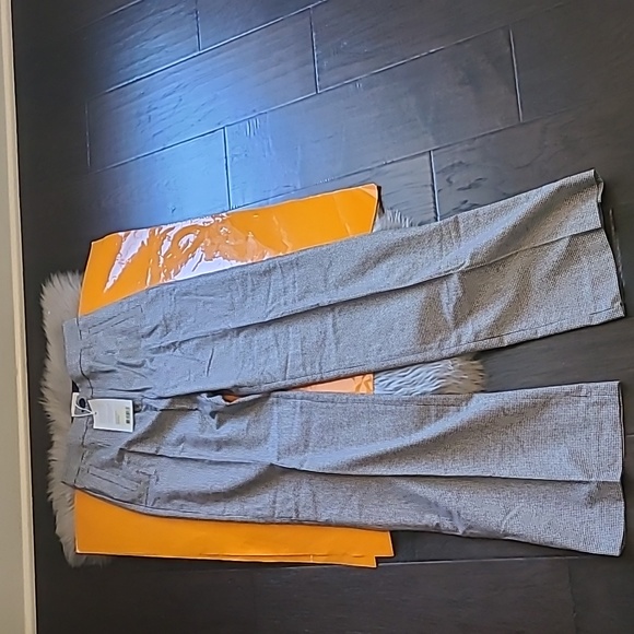 Nwt! Sezane martin trousers high waisted pied de poule - Picture 4 of 10